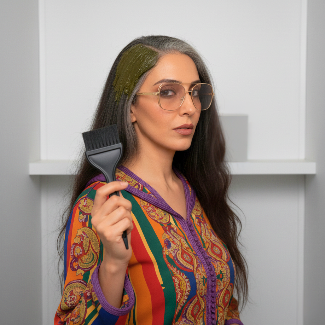 TËNA — Coloration Naturelle 100 % Plantes (Châtain Foncé → Noir)