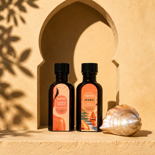 DUO SHAMSÏ | Huile Bronzante + Huile Nacrée (2 × 50 ml)