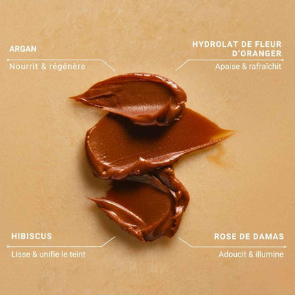 Savon Beldi Tebrima Argan, Rose & Hydrolat de Fleur d'Oranger